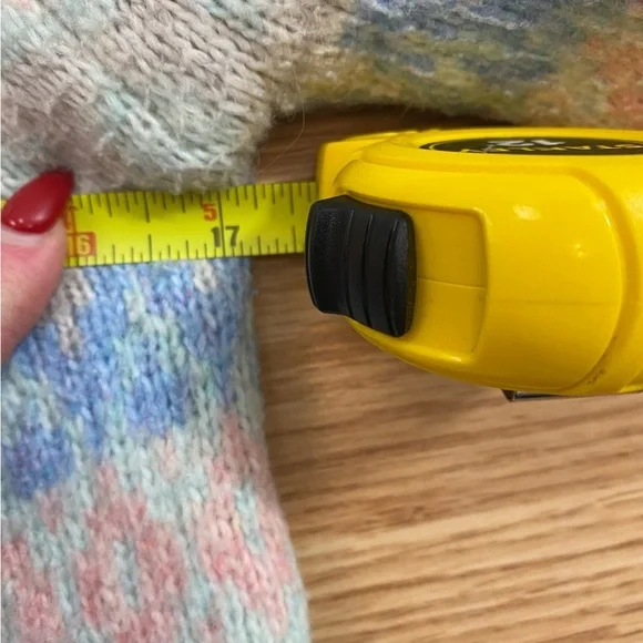 Ricki's Mock Neck Fair Isle Pull Over Sweater‎ Size Medium - Picture 16 of 16